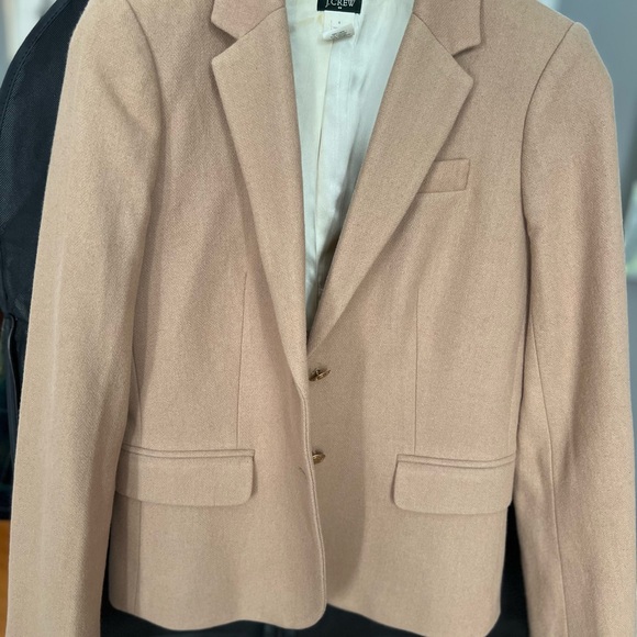 Camel wool schoolboy blazer with brass buttons. J Crew size 4. - Picture 10 of 12